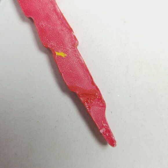 Vintage Giant Macaw Parrot Brooch, Rainbow Colorful Painted Bird Lapel Pin - Picture 4 of 7